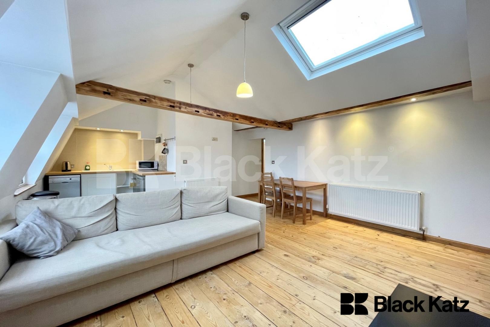  top floor conversion boasts stylish decor throughout and an abundance of light Surrey Square, Elephant & Castle